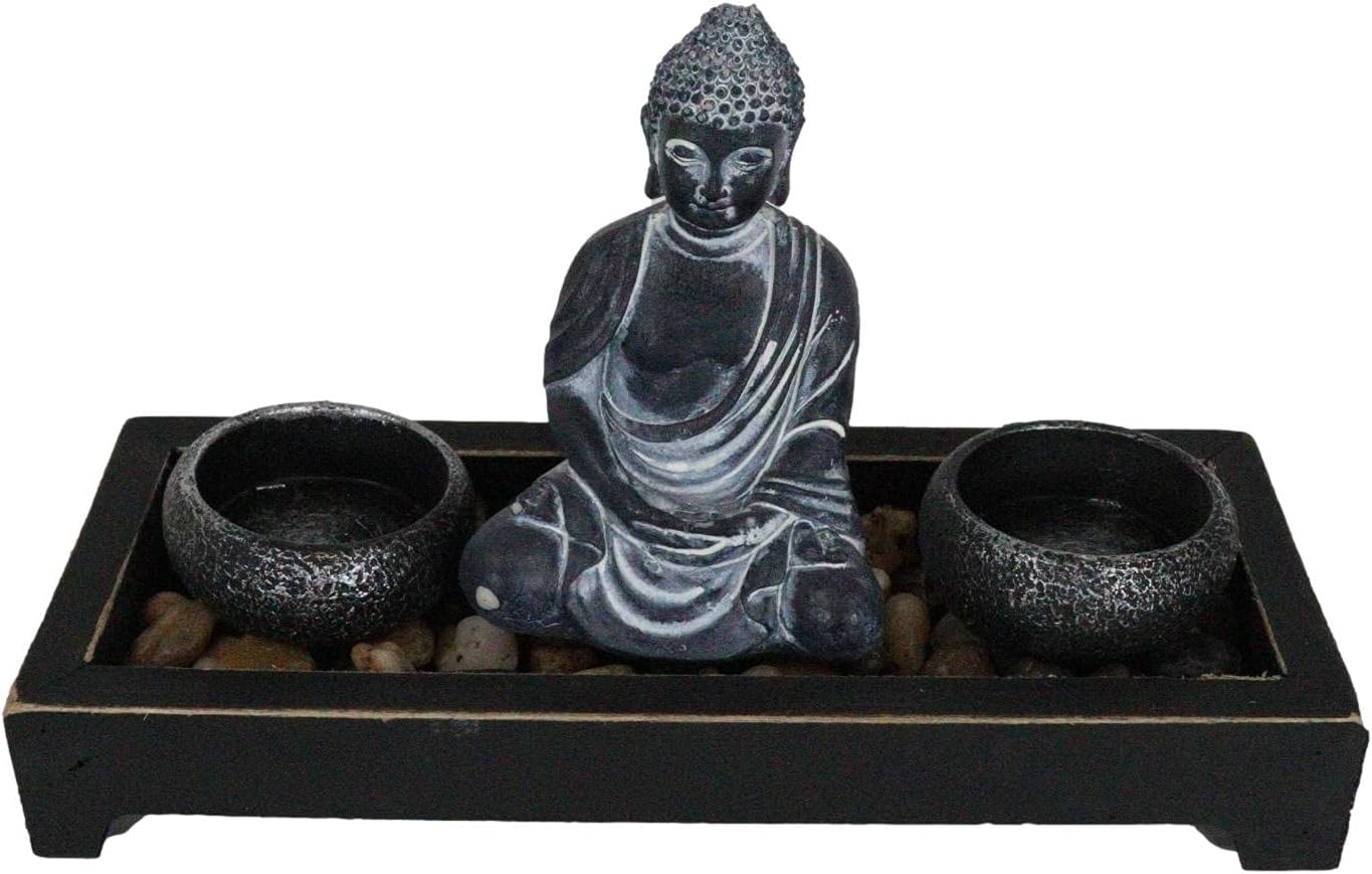 Buda Amitabha en jardín zen 2