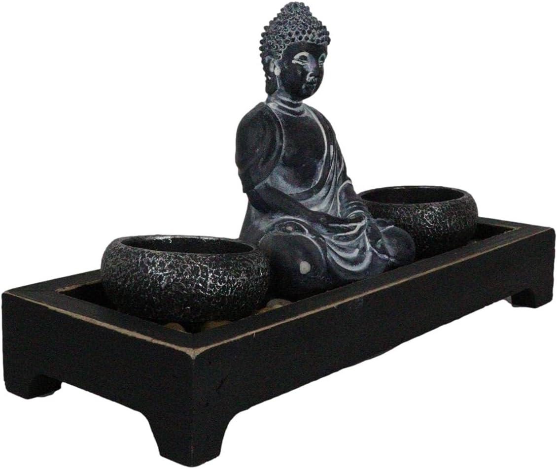 Buda Amitabha en jardín zen 3