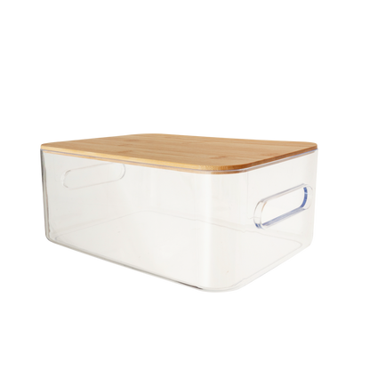 Caja de almacenaje con tapa cerrado