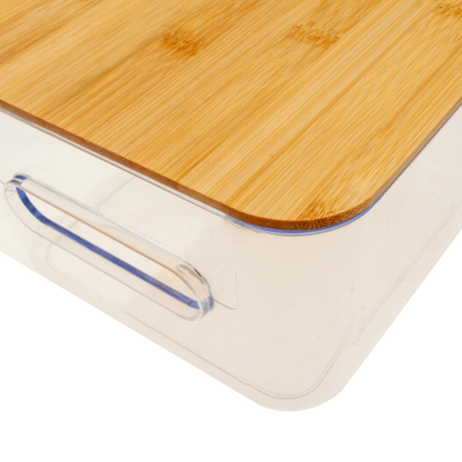 Caja de almacenaje con tapa detalle