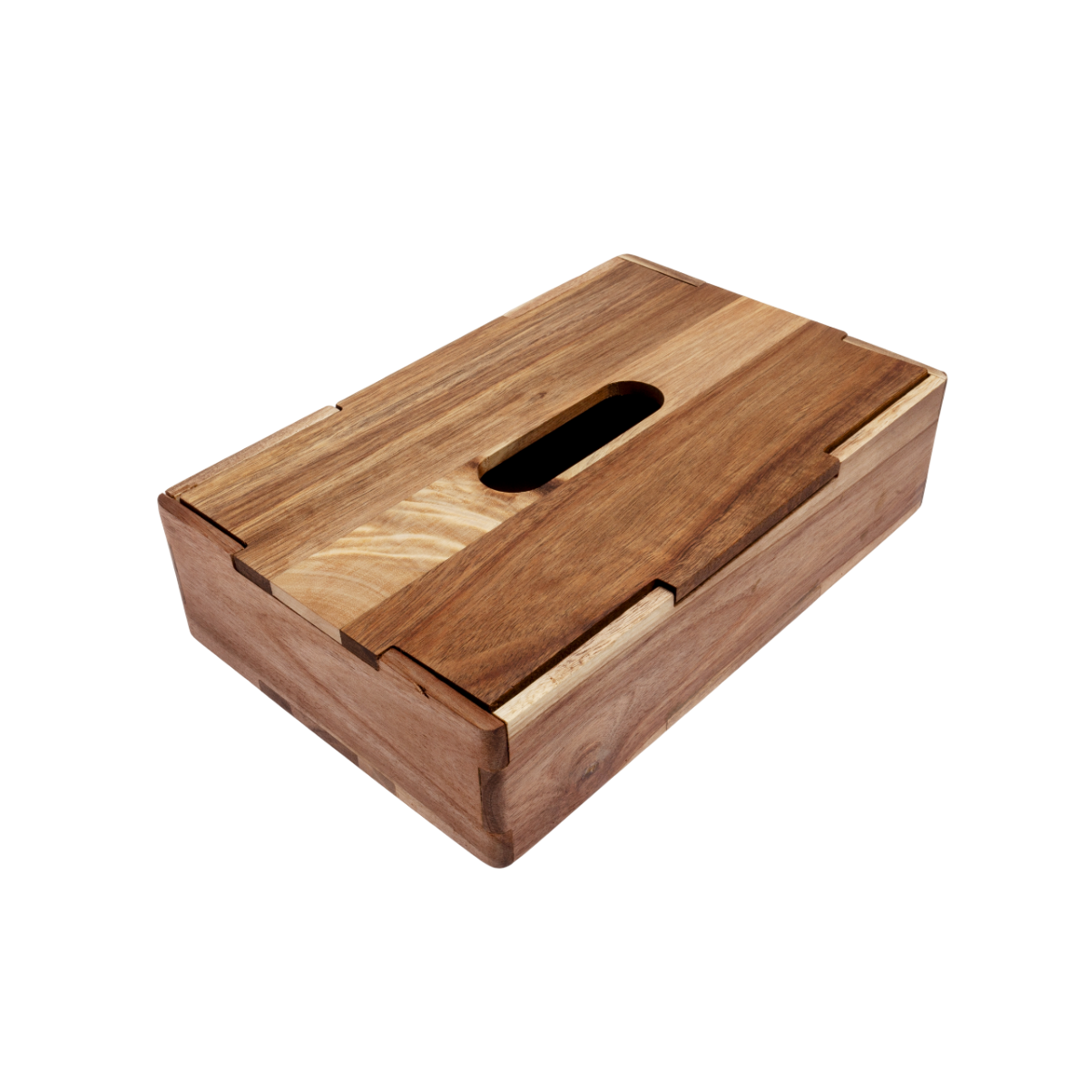 Caja de madera con tapa