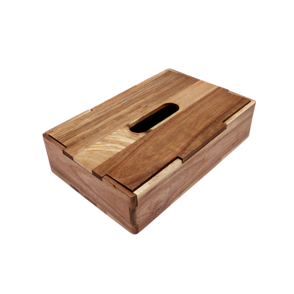 Caja de madera con tapa