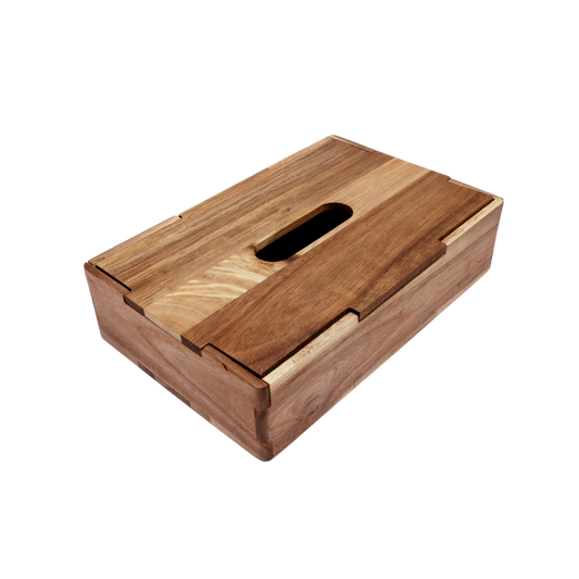 Caja de madera con tapa