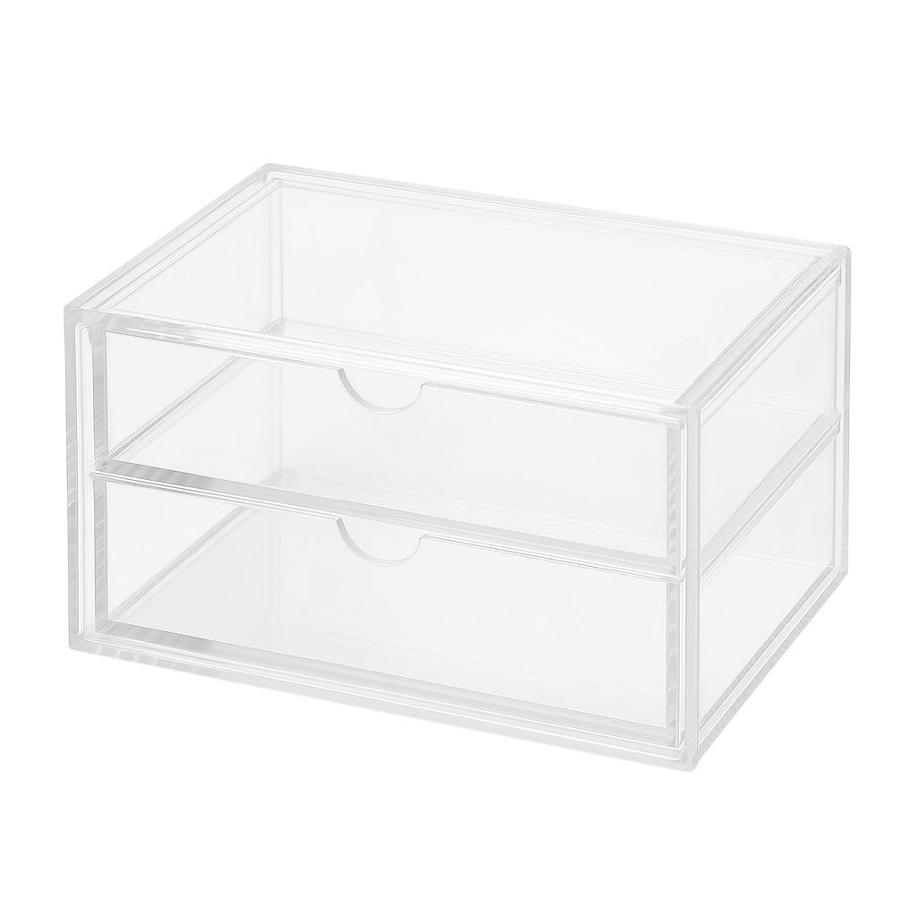 Caja organizadora transparente
