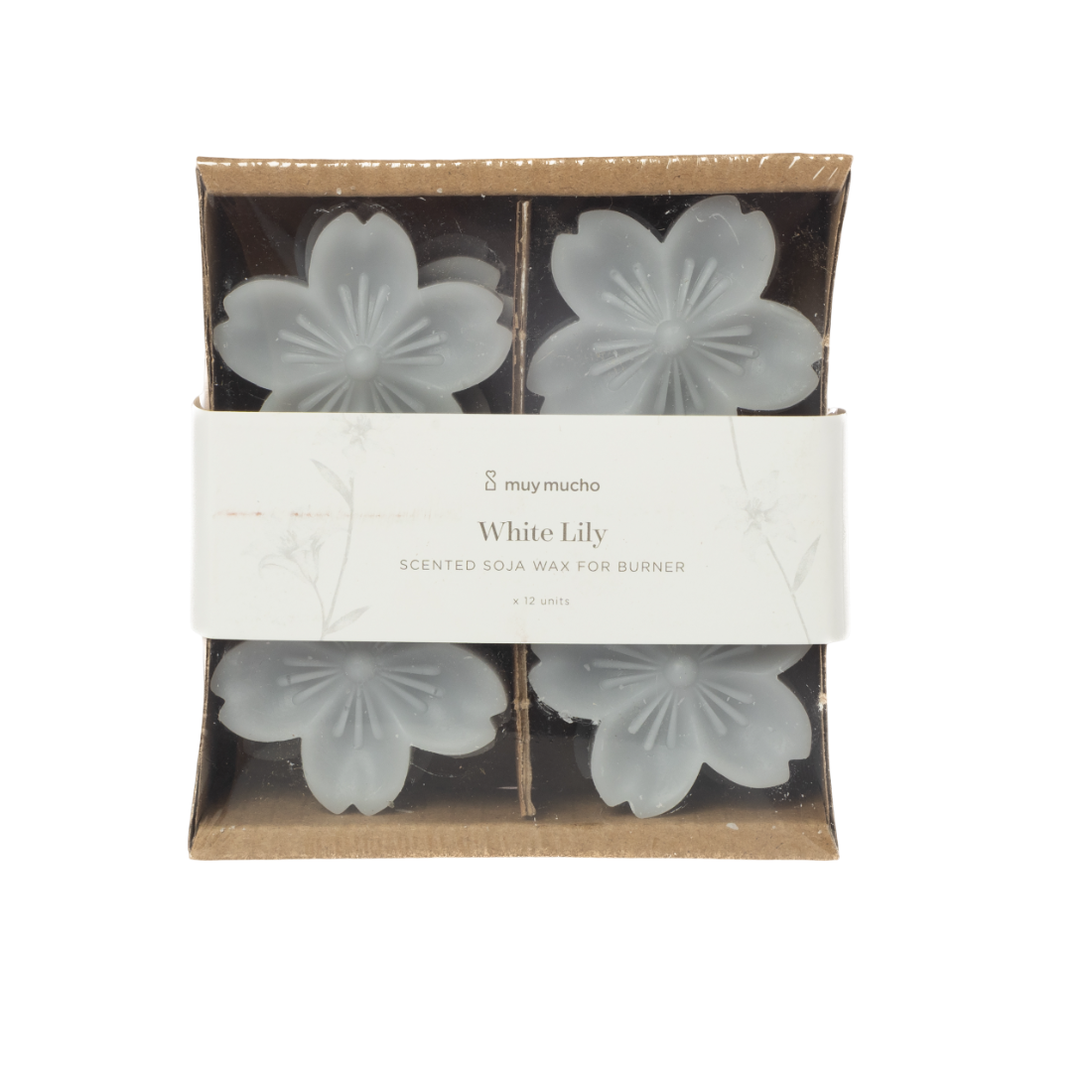 Cera perfumada para quemador White Lily frente