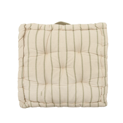 Cojín de algodón con asa