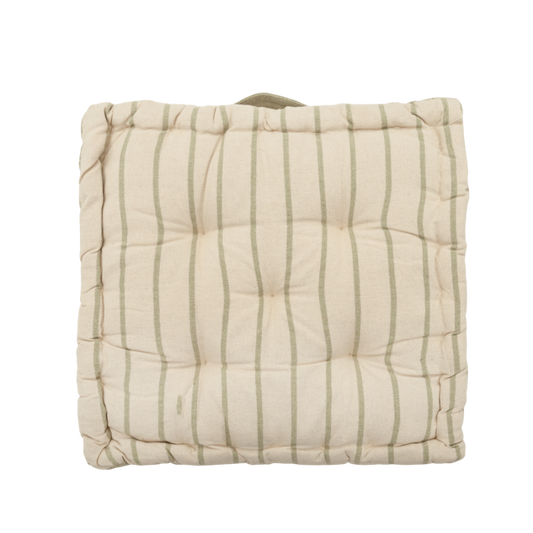 Cojín de algodón con asa