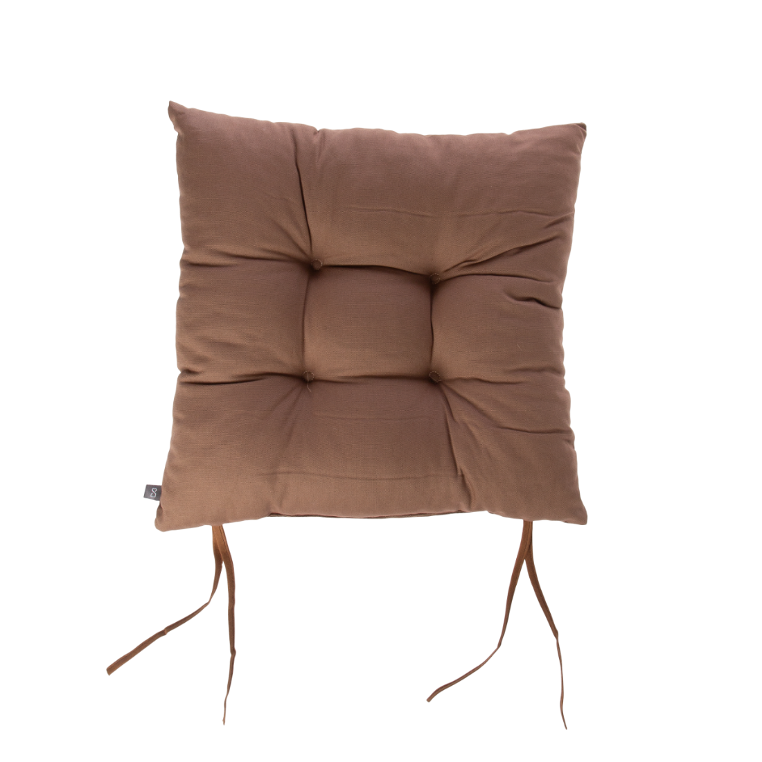 Cojín de silla marrón
