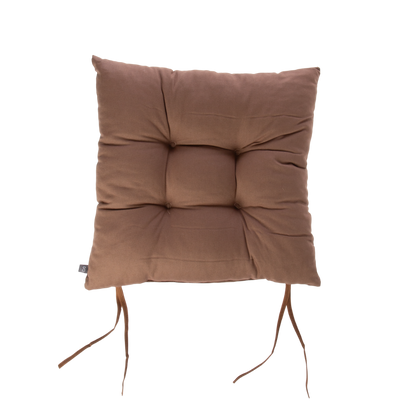 Cojín de silla marrón