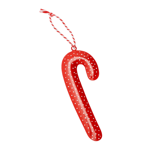 Colgante de metal caramelo de Navidad