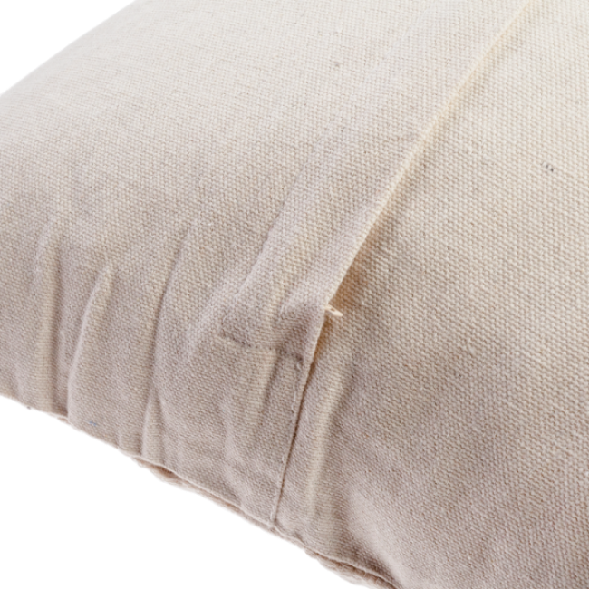 Funda de cojín bordada detalle 2