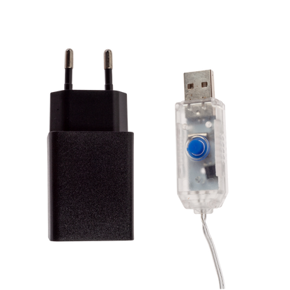 Corriente de guirnalda cortina LED con mando