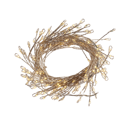 Guirnalda LED plateado