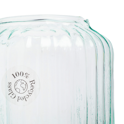 Jarrón de vidrio reciclado 2860 ml detalle