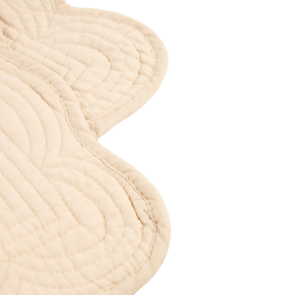 Mantel individual acolchado de algodón detalle