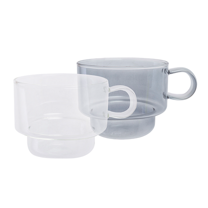 Pack de 2 tazas de borosilicato 1