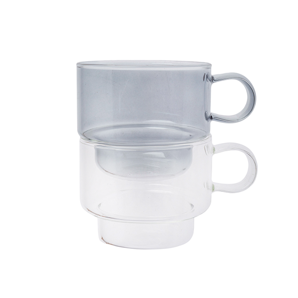 Pack de 2 tazas de borosilicato 2
