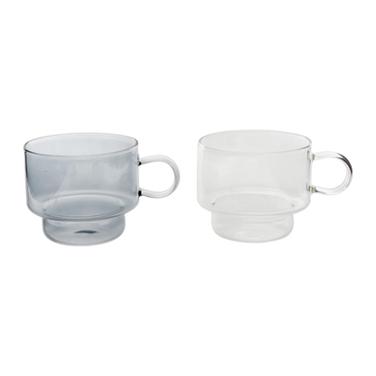 Pack de 2 tazas de borosilicato 3