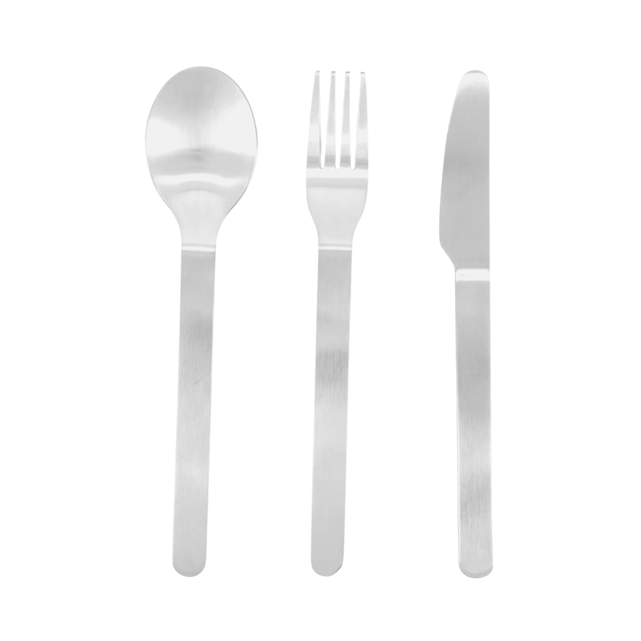 Pack de 3 cubiertos de acero to go 3