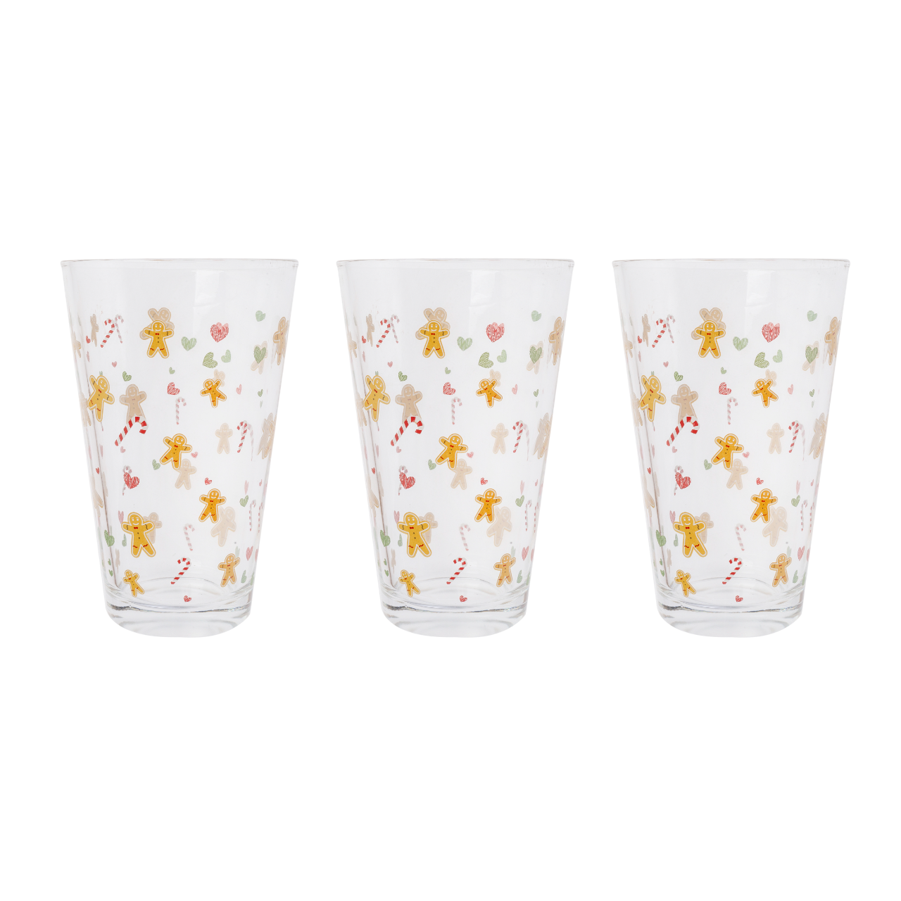 Pack de 3 vasos de Navidad