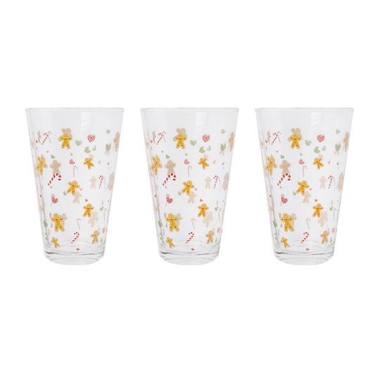 Pack de 3 vasos de Navidad