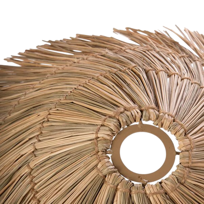 Pantalla fibra natural detalle