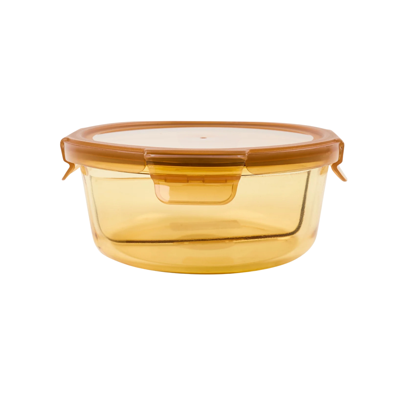 Recipiente de vidrio para alimentos con 2 compartimentos 1