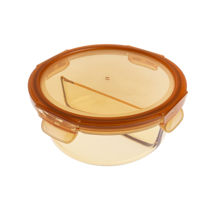 Recipiente de vidrio para alimentos con 2 compartimentos 2