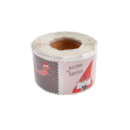 Rollo de pegatinas de Navidad 1