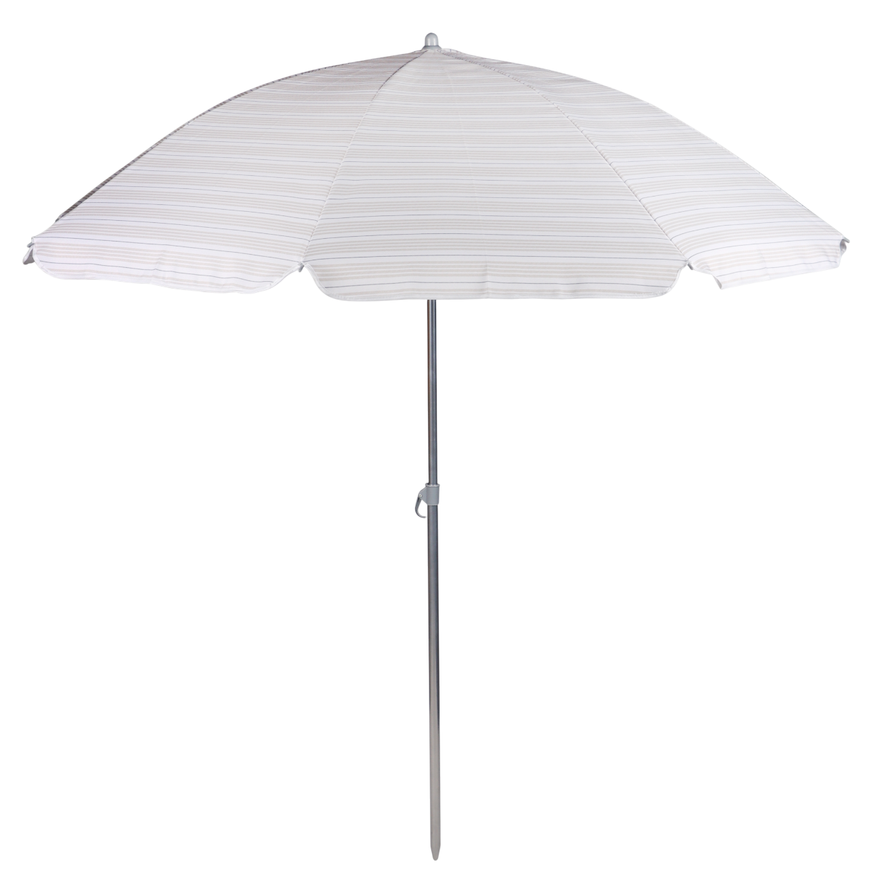 Sombrilla de playa rayada