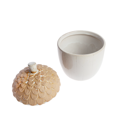 Tarro de bellota abierto