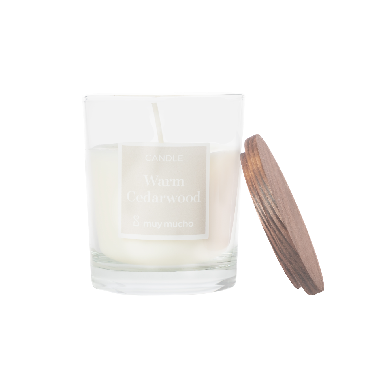 Vaso vela sin tapa Warm Cedarwood