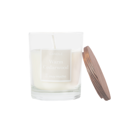 Vaso vela sin tapa Warm Cedarwood