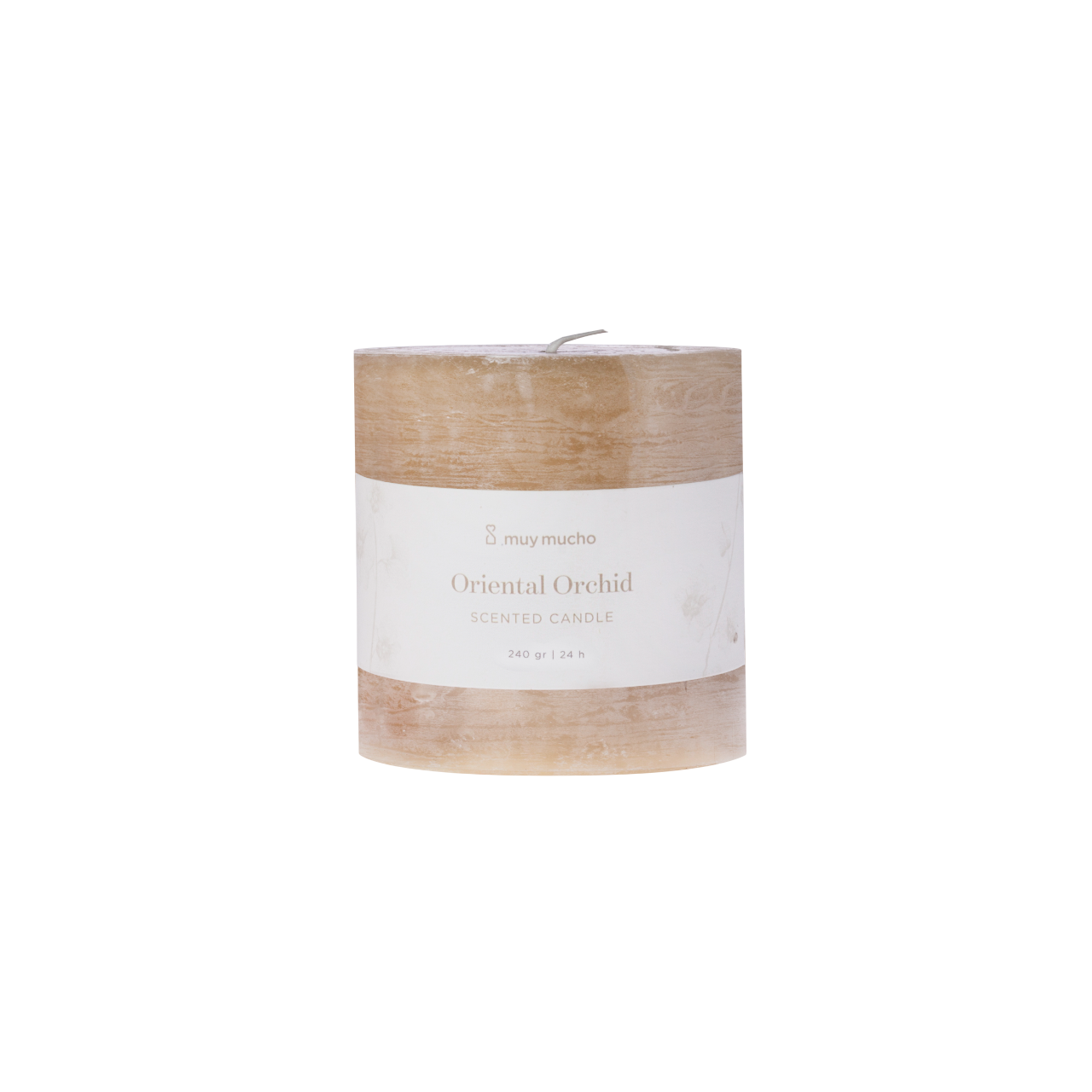 Vela cilindro oriental Orchid pequeño