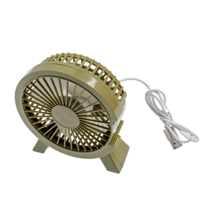 Ventilador de mesa verde 2