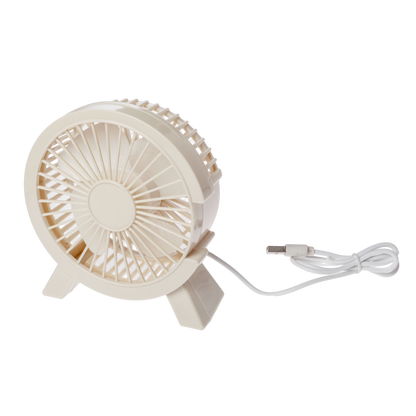 Ventilador de mesa blanco 2