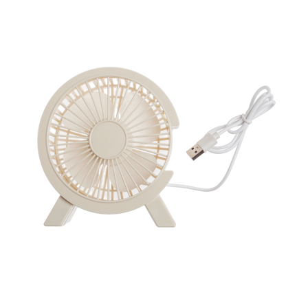 Ventilador de mesa verde blanco