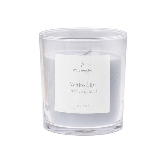 Vaso Vela White Lily